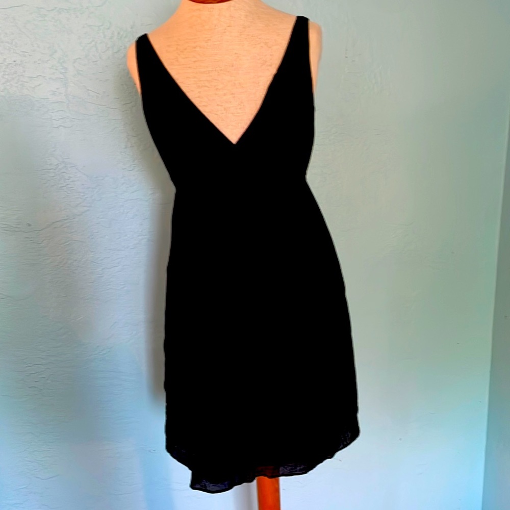 Empire waist gauze dress